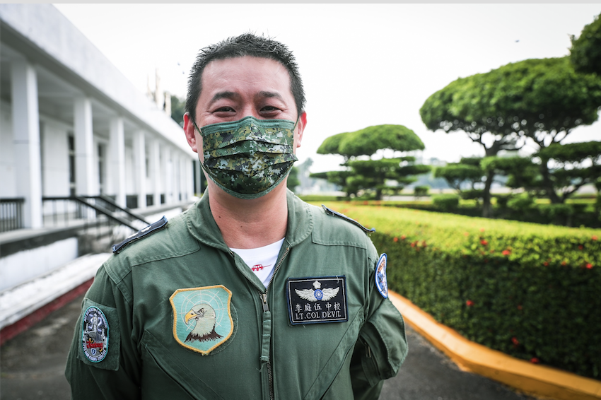 E-2K飛行員李庭伍中校。 圖：軍聞社／提供
