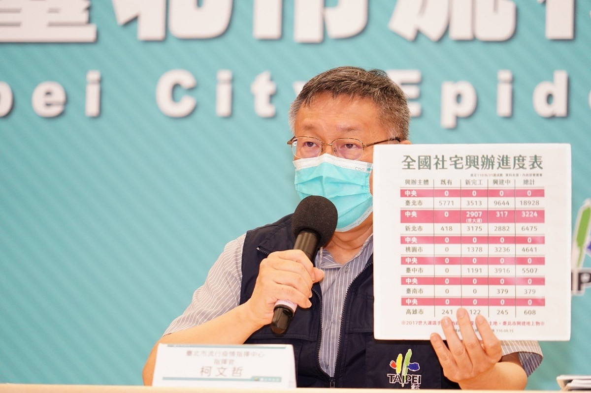 點名花敬群罵 柯文哲：準備好打臉你 蓋完第一戶公宅再跟我講話