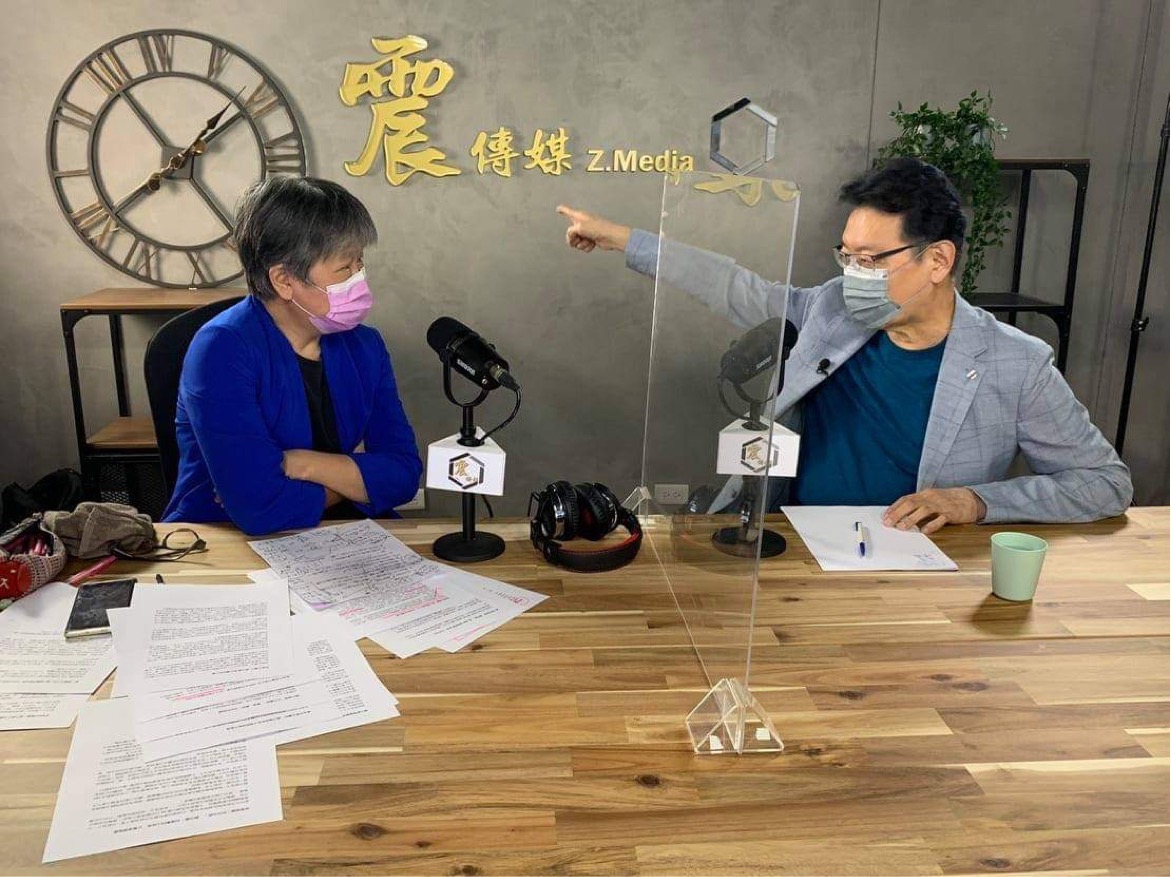 趙少康今（15）天中午接受資深媒體人黃光芹專訪時指出，在野合作很重要，柯文哲怎麼可能單獨打敗民進黨，就來比民調，看誰有機會贏。 圖：震傳媒提供