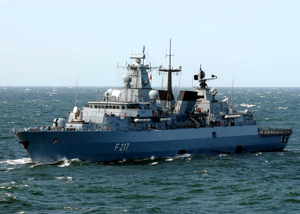 德國布蘭登堡級巡防艦「巴伐利亞號」（Bayern）。 圖:翻攝自維基百科（資料照）