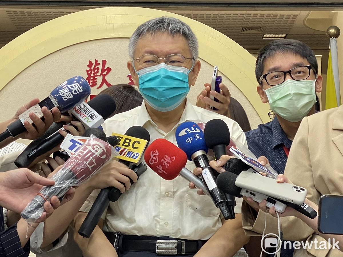 台北市長柯文哲對於基隆捷運問題，表示「本來就是騙局，騙局升級還是騙局啊！」。 圖：周煊惠 / 攝（資料照）
