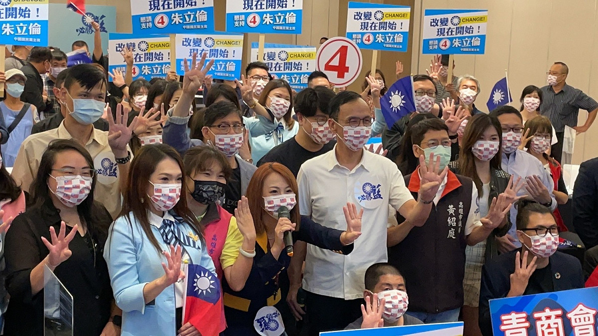 朱立倫為國民黨主席選舉赴高雄拉票。 圖：朱立倫辦公室/提供