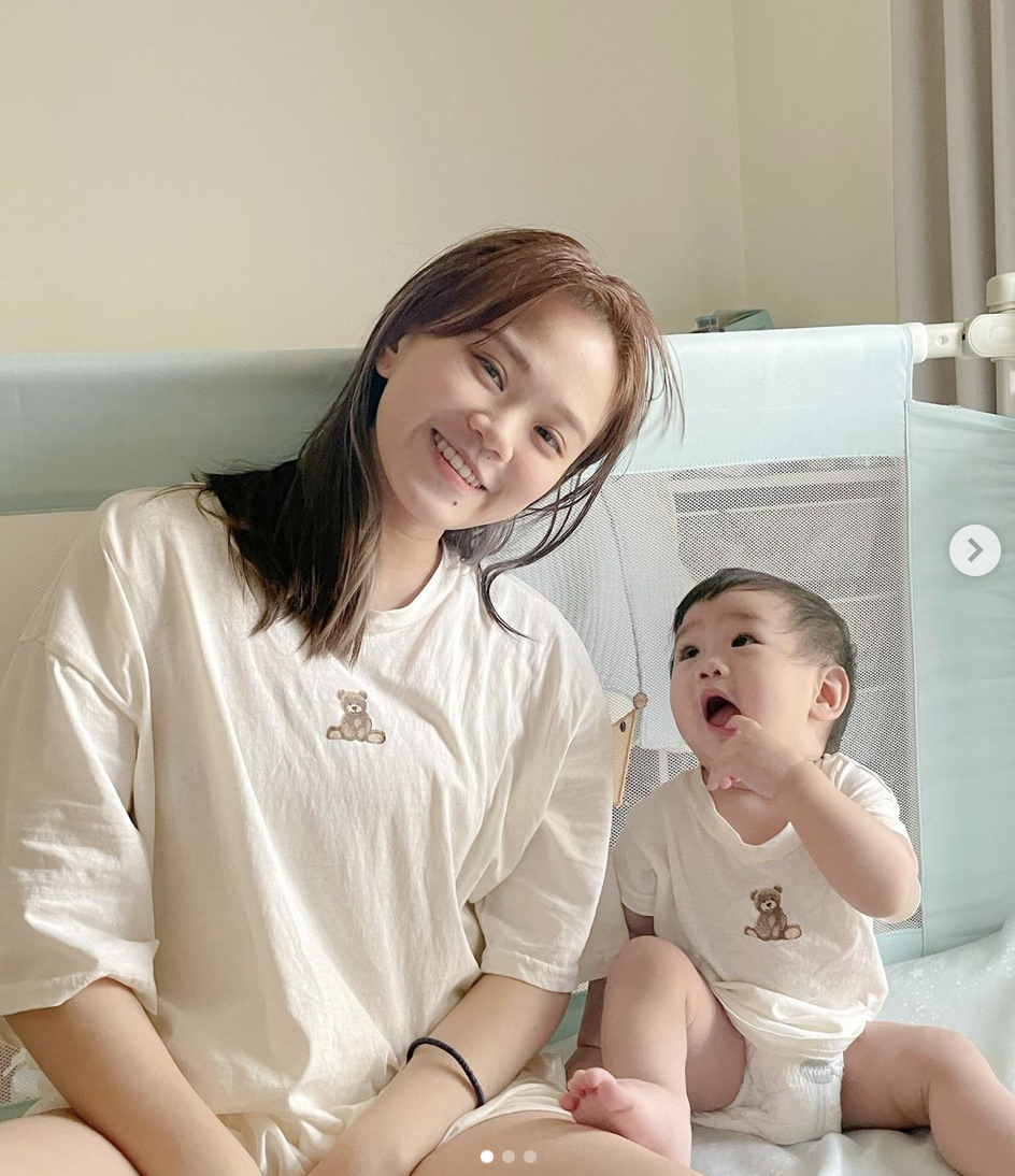 陳彥婷經常在網上分享與兒子的生活。 圖：翻攝IG