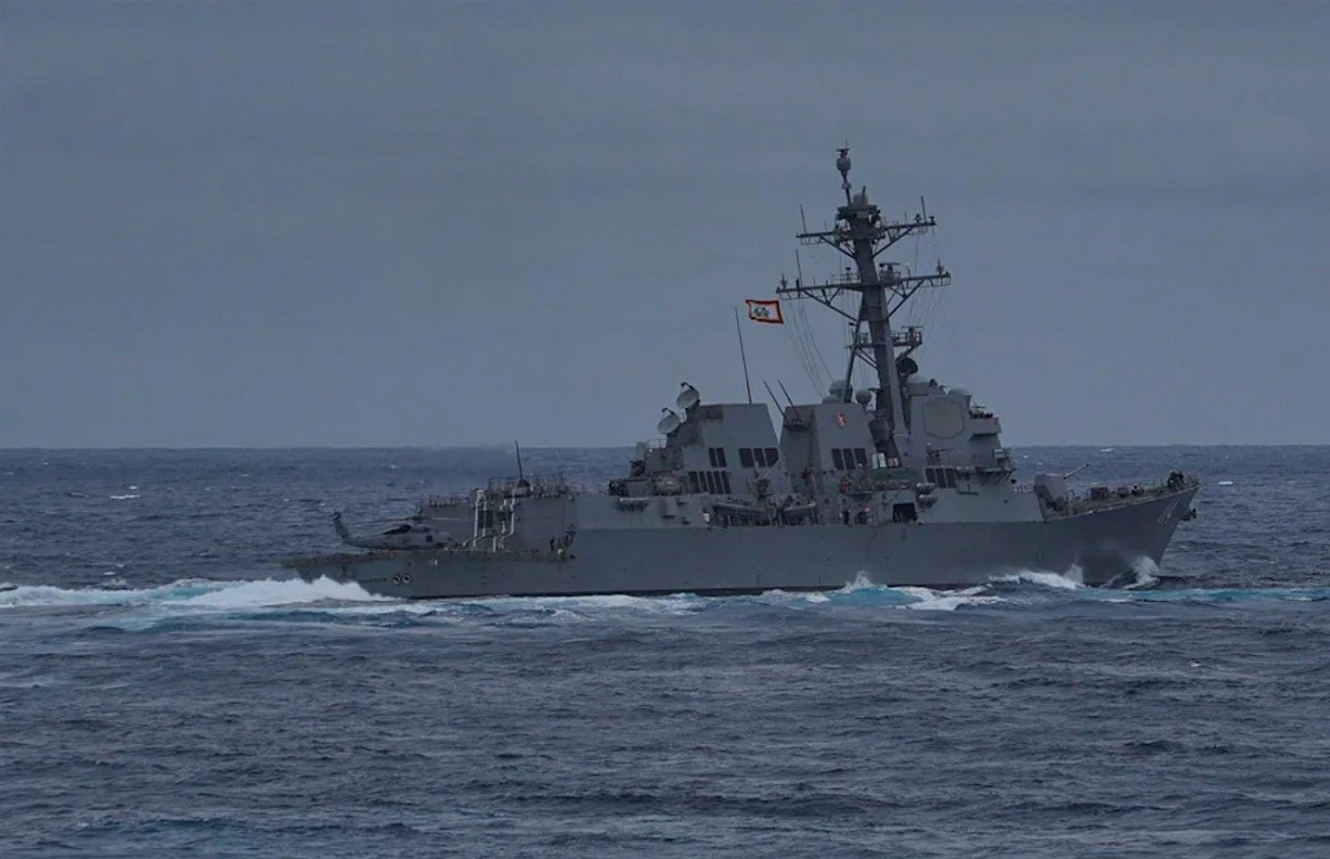 美軍神盾艦「強森號(DDG-114)」。 圖：翻攝DVIDS網站