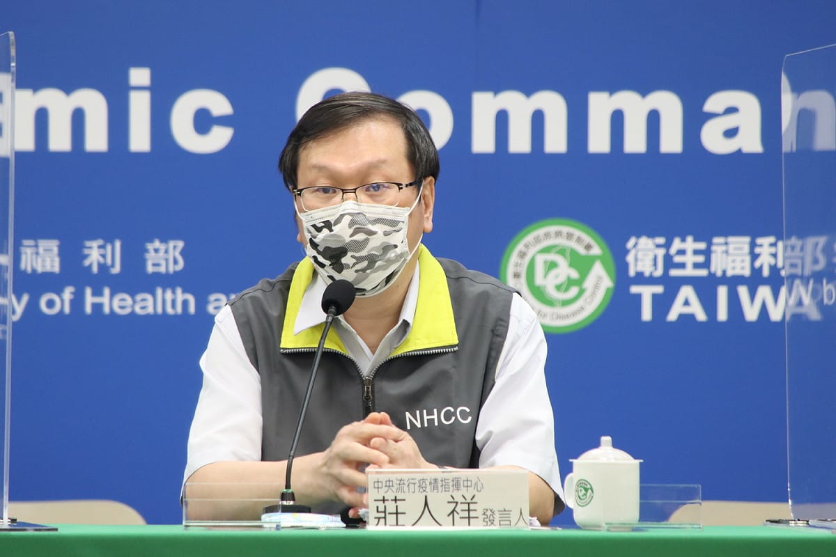 指揮中心發言人莊人祥。 圖：中央流行疫情指揮中心/提供