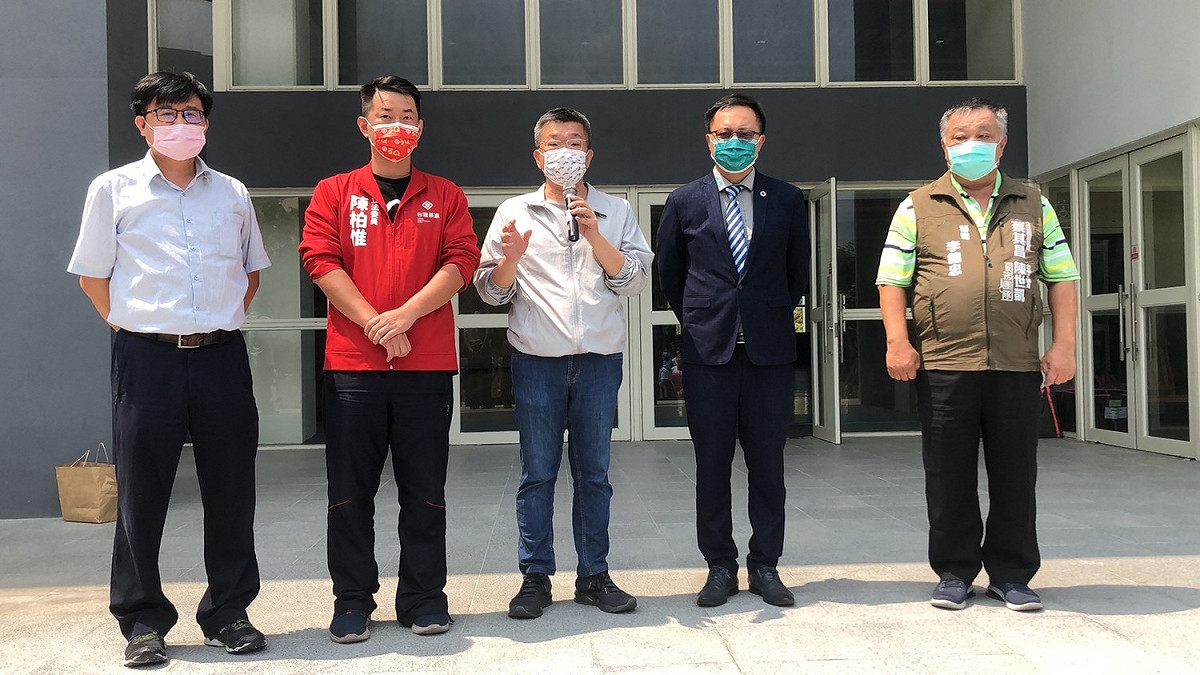 蔡其昌再度與陳柏惟合體，並表示會全力支持反罷免。 陳柏惟服務處/提供