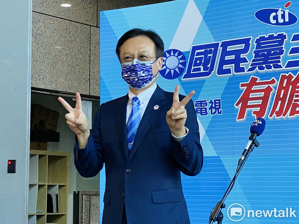 國民黨主席候選人卓伯源。 圖：周煊惠 / 攝