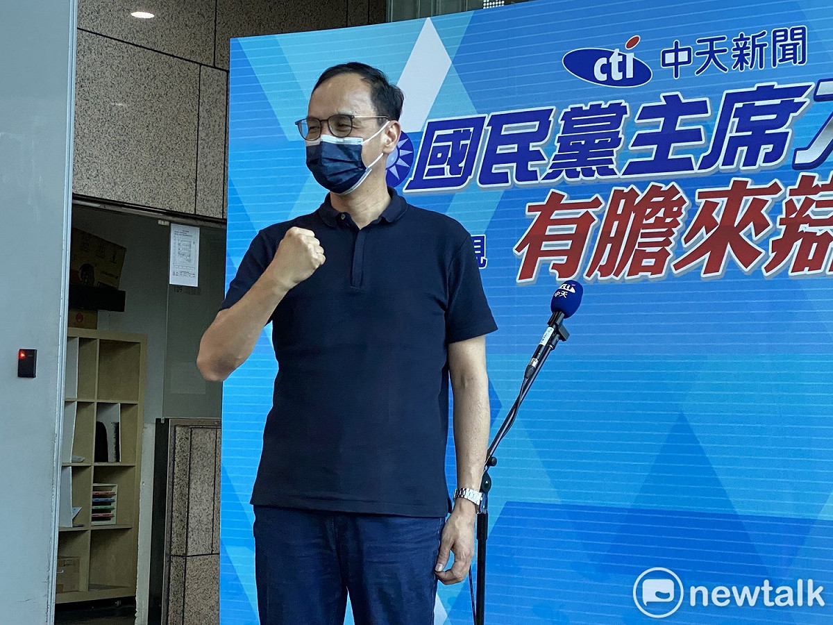 國民黨主席候選人朱立倫。 圖：周煊惠 / 攝