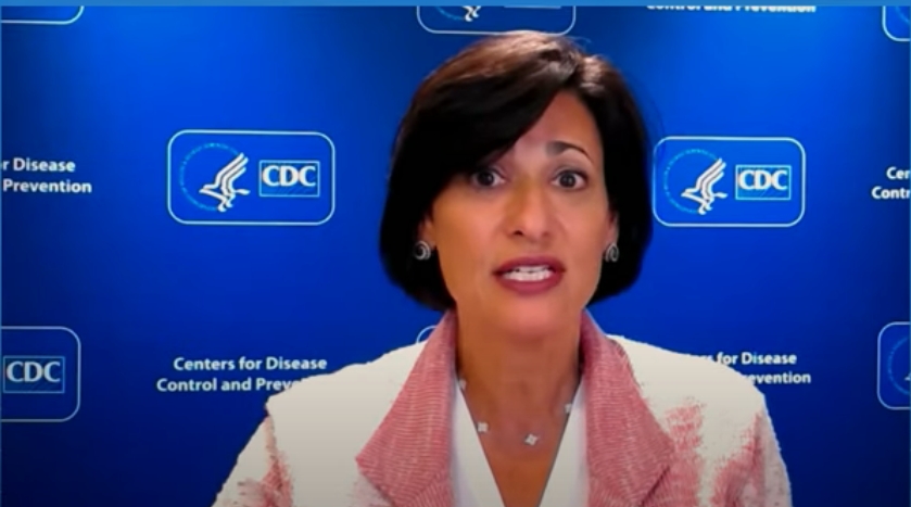 CDC主任瓦倫斯基（Rochelle Walensky）今天表示，CDC將投入21億美元來保護病人及醫護人員，以防範新冠肺炎和未來其他傳染病的侵害。 圖：翻攝自白宮youtube頻道
