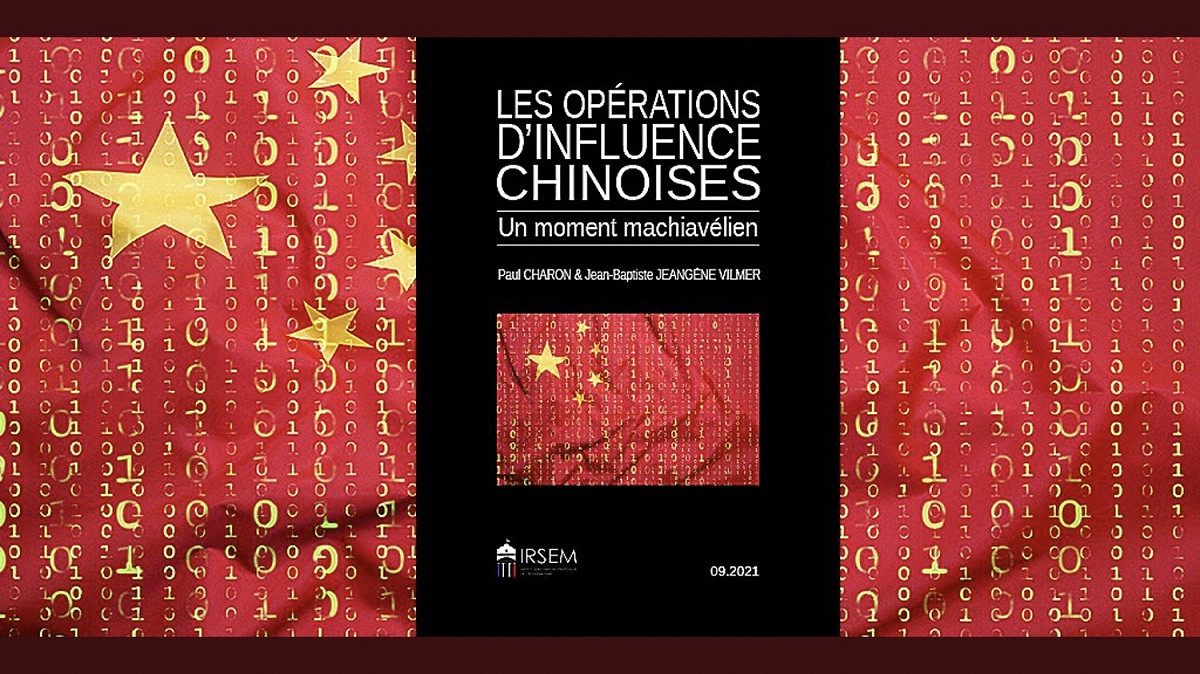 法國軍事學校戰略研究所（IRSEM）20日公布中國影響力行動分析報告指出，中國削弱和孤立台灣的努力，產生了反效果。 圖：蔡筱穎提供