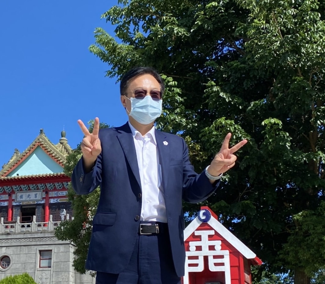 國民黨主席候選人卓伯源 圖:卓伯源臉書