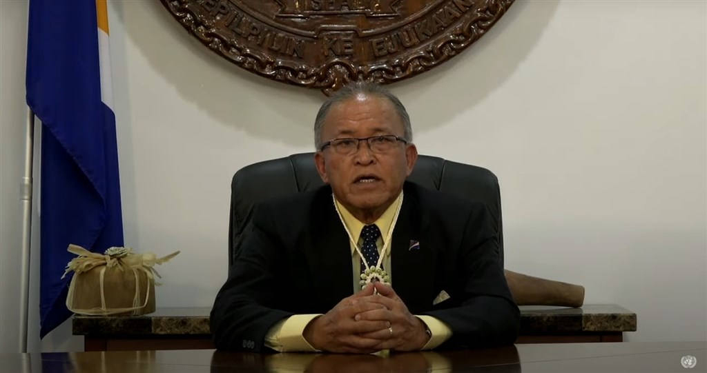 柯布亞敦促聯合國終結「可恥沉默」，讓台灣平等參與。 圖 : 翻攝聯合國YouTube頻道