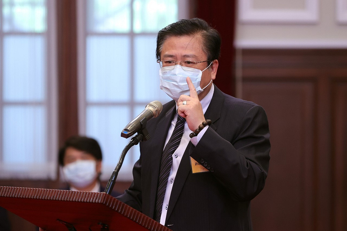 中華民國全國商業總會理事長許舒博。 圖：總統府提供
