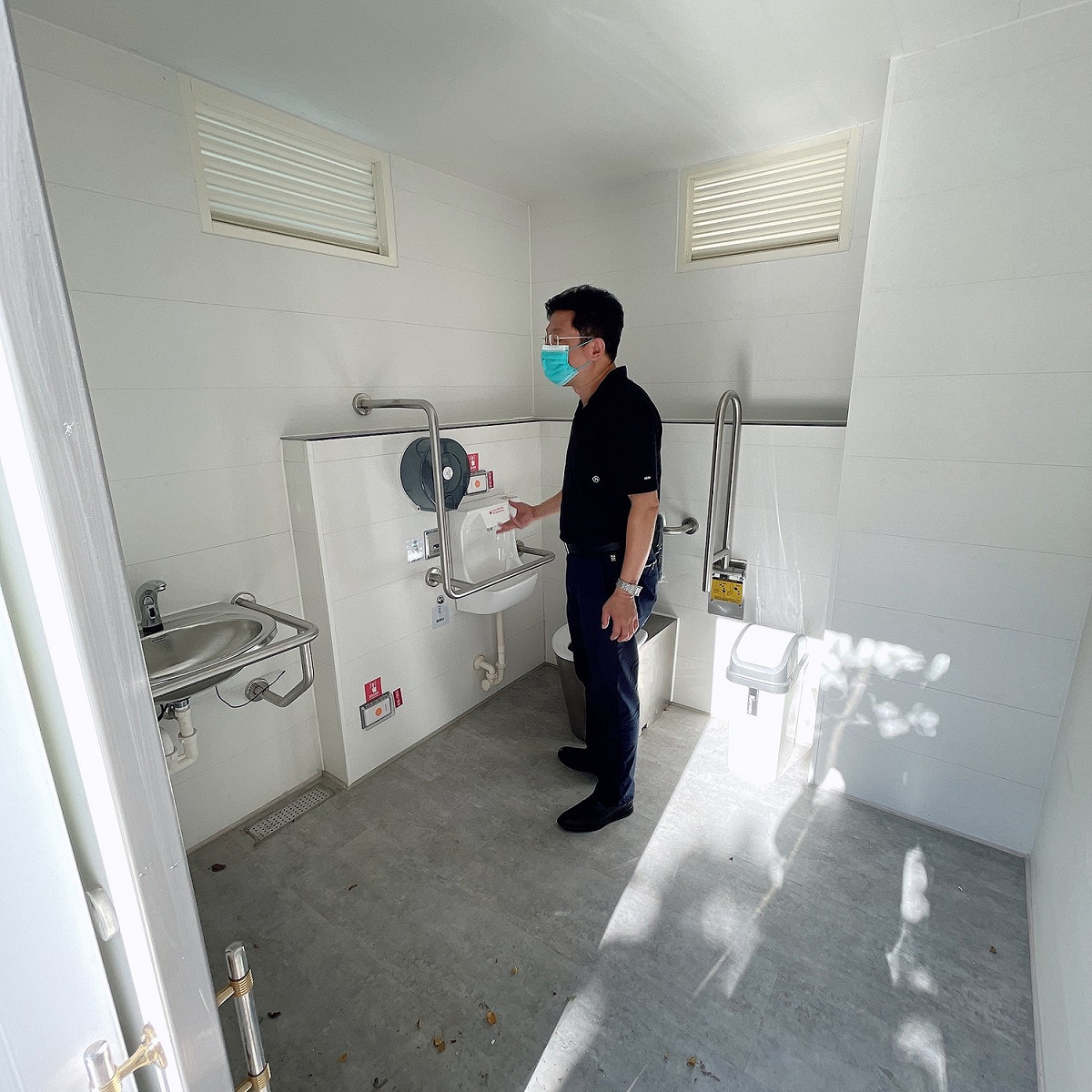 案子在推動過程中，雖遇到經費及污水接管等問題，但在金瑞龍的協助下，相關問題都得到圓滿的解決。 圖：新北市議員金瑞龍辦公室提供
