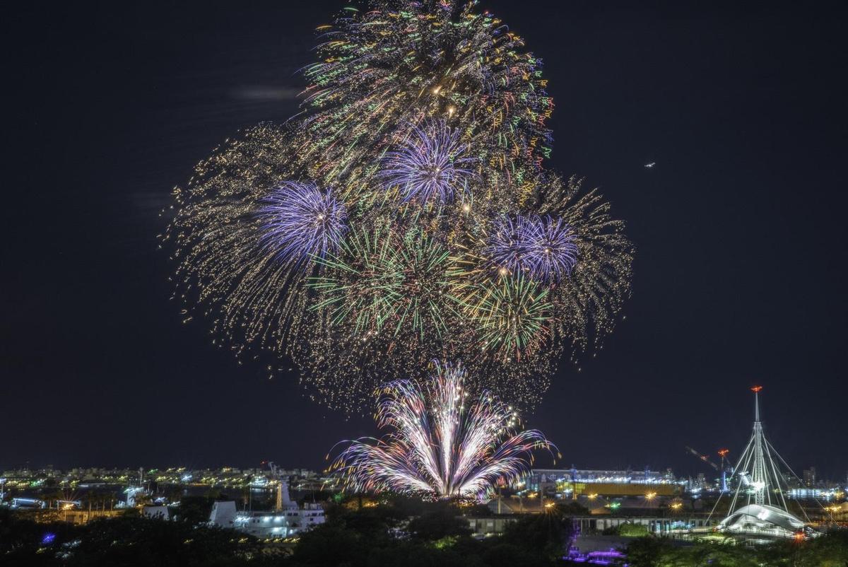今年國慶焰火現場席中籤率不到1/13。 圖：高雄市政府提供