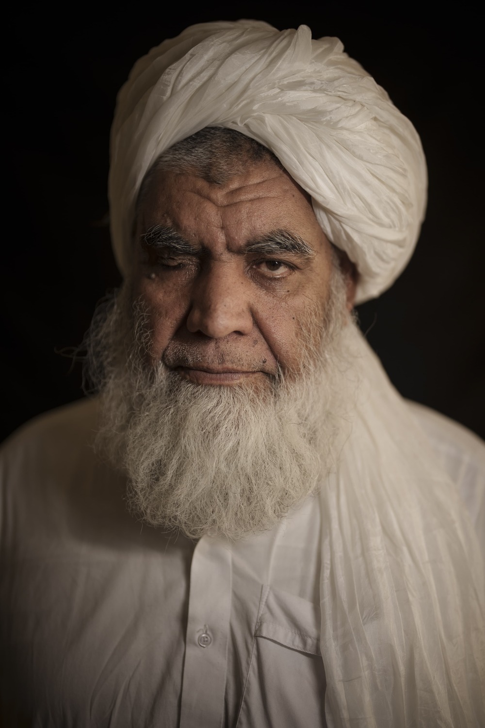 塔利班聯合創始人60多歲的努魯丁·圖拉比（Mullah Nooruddin Turabi）。 圖：達志影像/美聯社