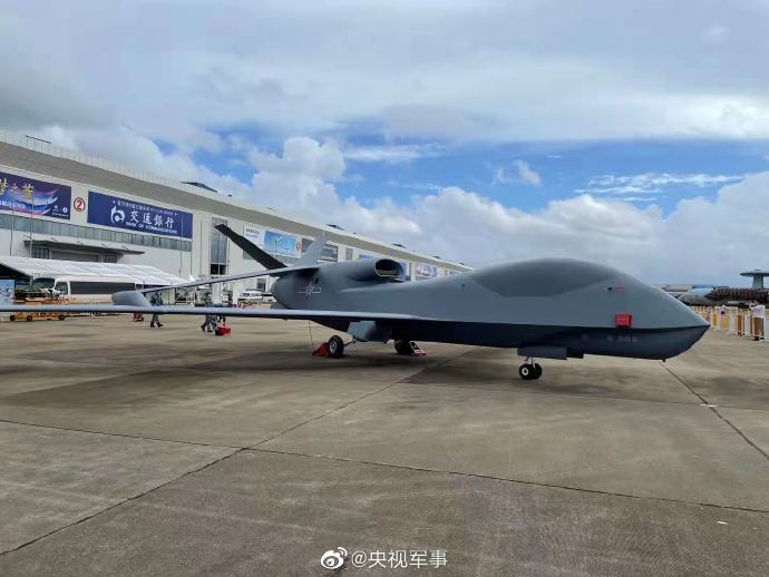 中國解放軍「無偵-7」將首次現身中國國際航空航天博覽會珠海航空展。 圖：翻攝央視軍事微博