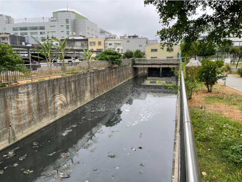 施工前。 圖：新北市水利局提供