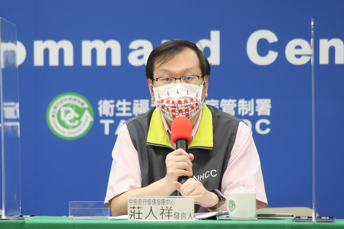 指揮中心發言人莊人祥。 圖：中央流行疫情指揮中心／提供