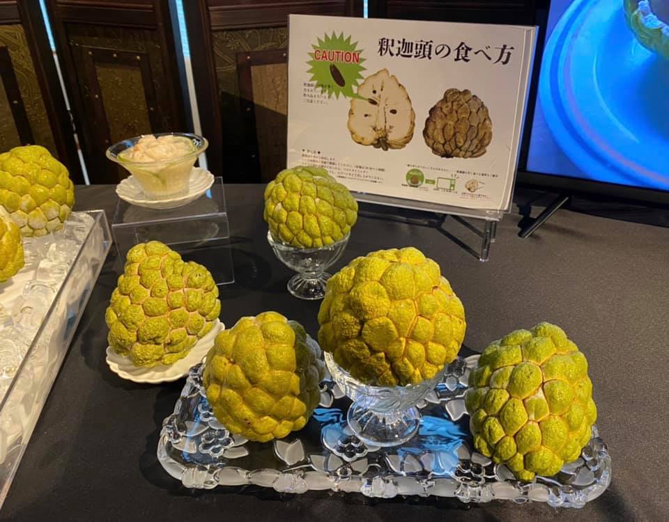 生鮮釋迦想要銷日，仍有技術問題尚待解決。 圖：翻攝自陳英顯臉書