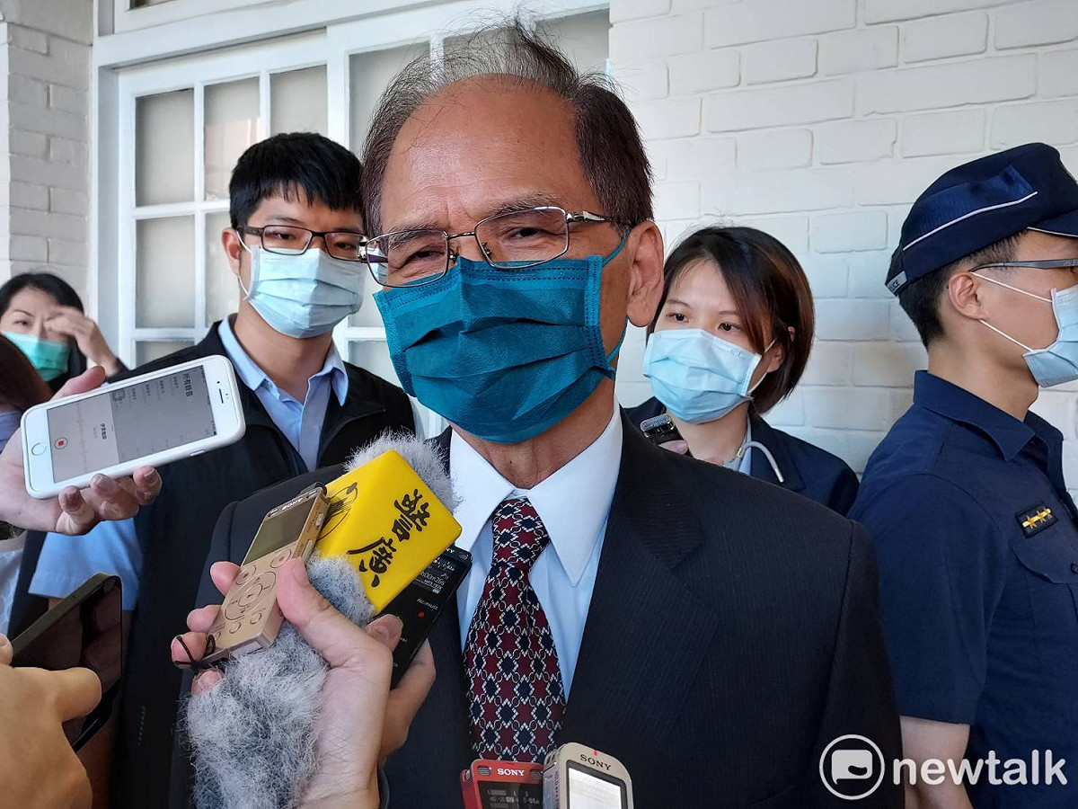 立法院長游錫堃接受媒體訪問。 圖：陳佩君／攝(資料照)