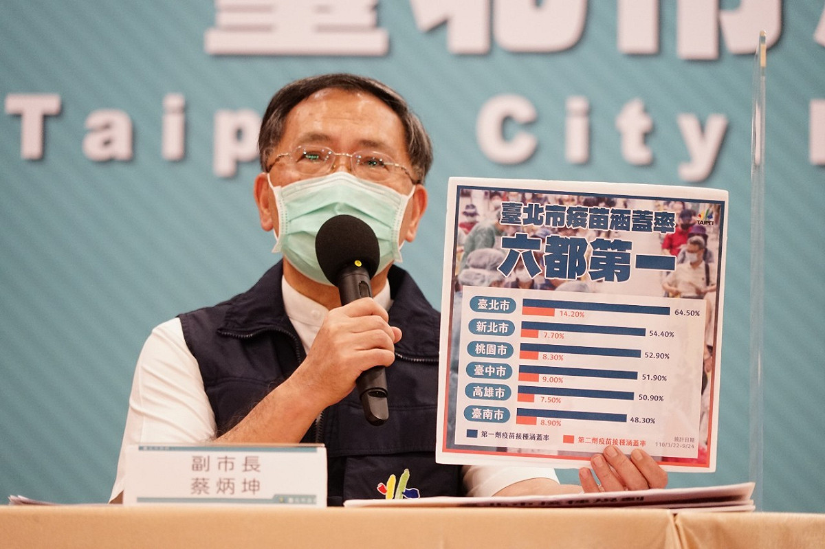 台北市副市長蔡炳坤。 圖：台北市政府 / 提供