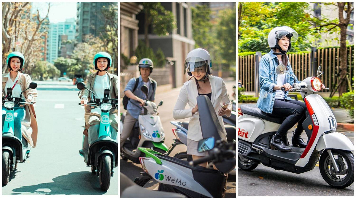 共享機車。 圖：新北市交通局提供
