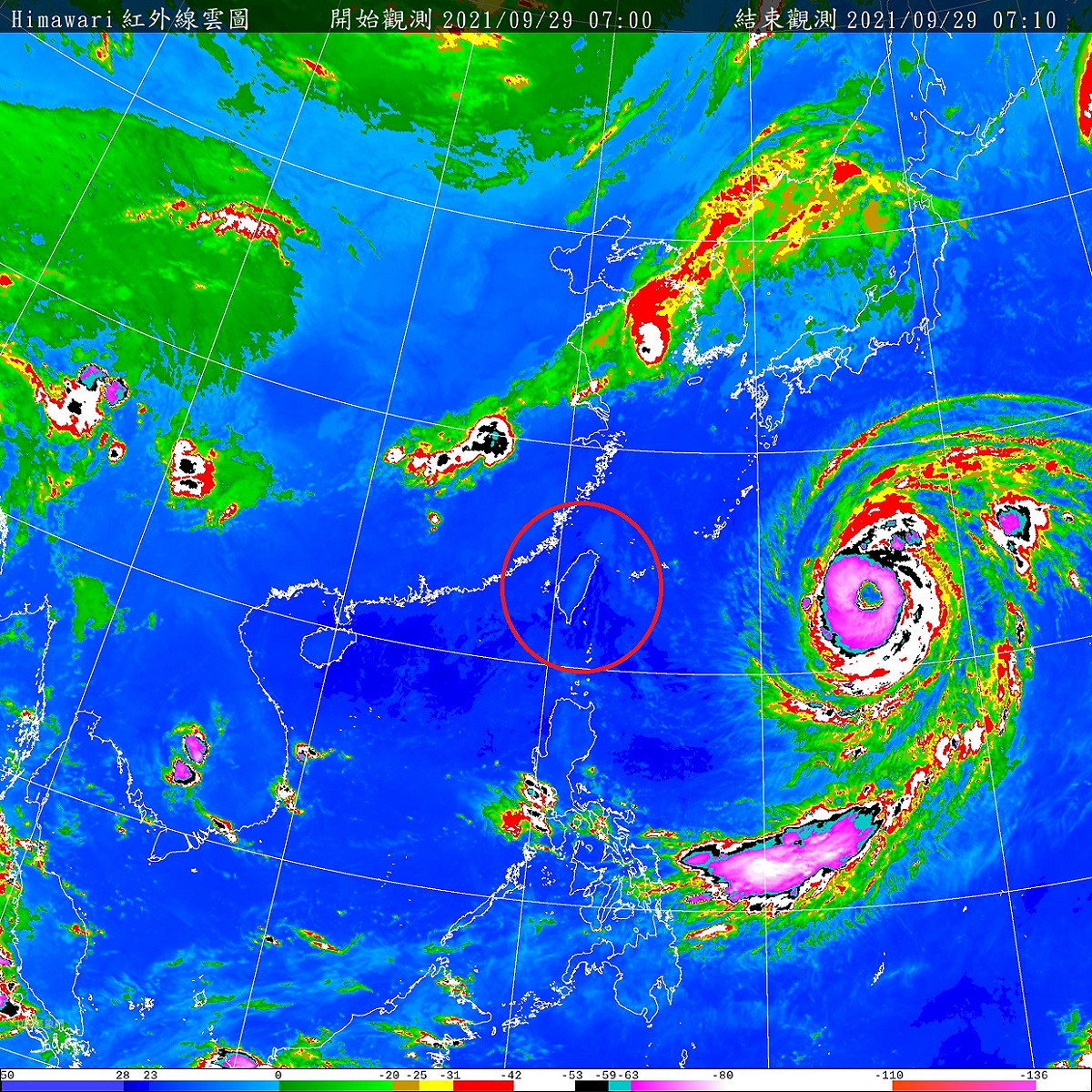 今天全國各地仍然大多為晴到多雲天氣，但基隆北海岸、東半部（含蘭嶼、綠島）、恆春半島沿海易有長浪發生，海邊活動要小心。 圖：中央氣象局/提供
