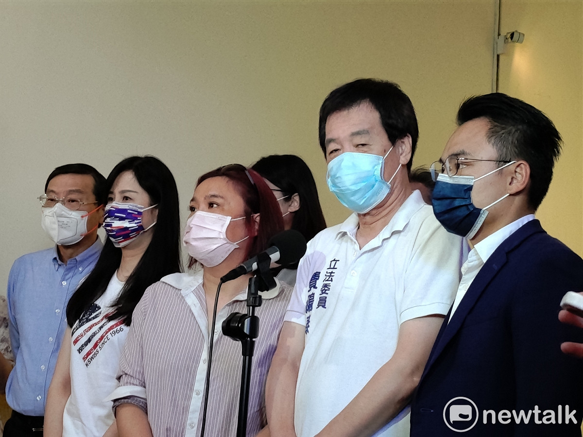 國民黨團拜會立法院長游錫堃。 圖：黃建豪/攝