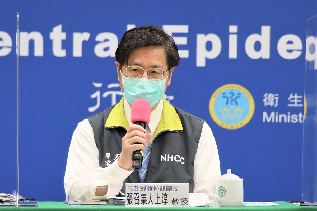 中央流行疫情指揮中心專家諮詢小組召集人張上淳  圖：指揮中心/提供