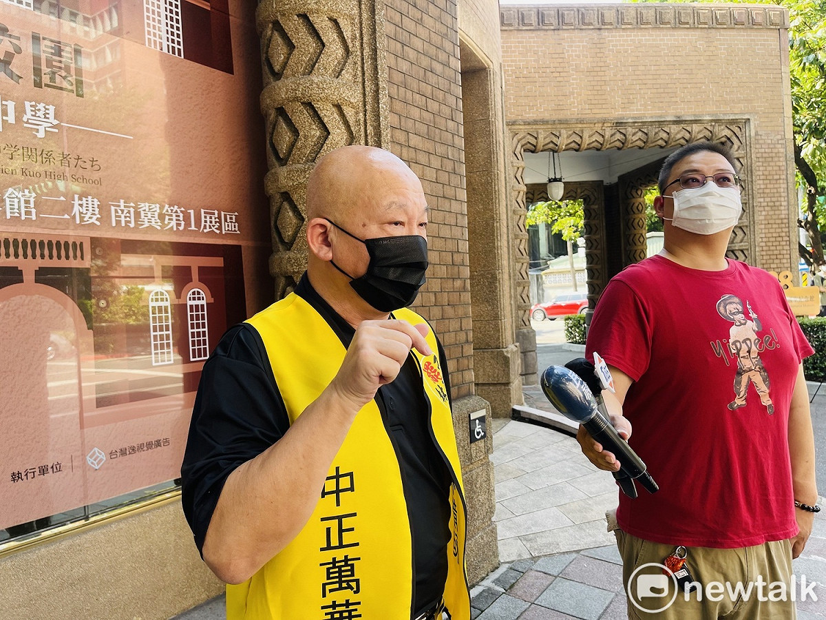 「清林散昶」領銜人、二二八國家紀念館首任館長廖繼斌。 圖：周煊惠 / 攝