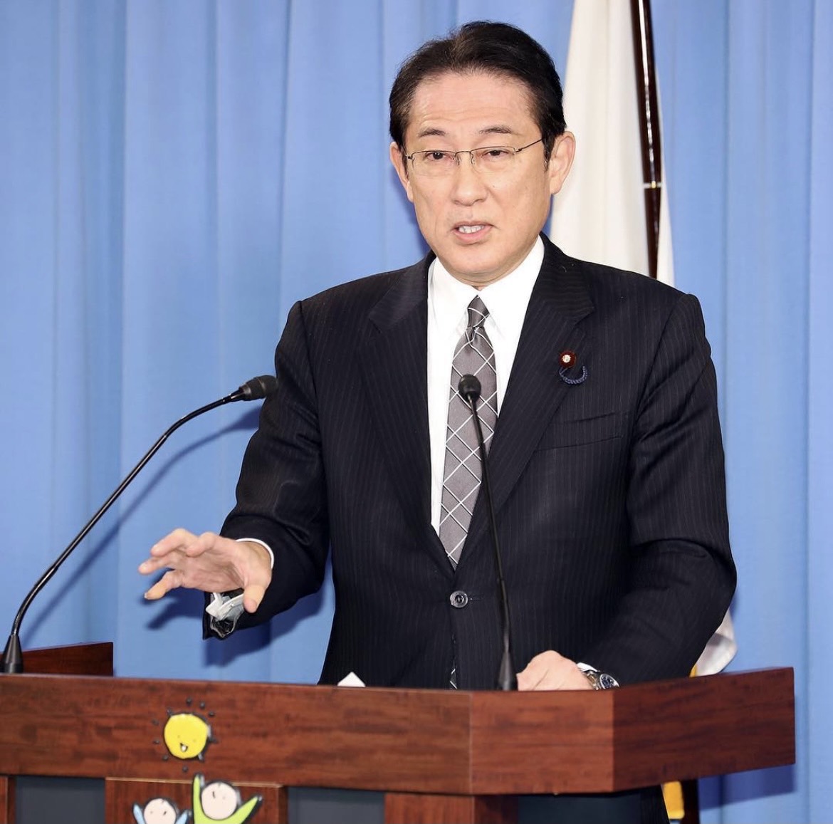 日本首相岸田文雄。