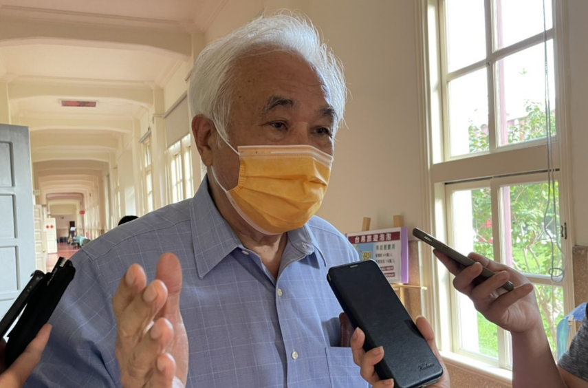 總統府資政姚嘉文。 圖:陳佩君/攝