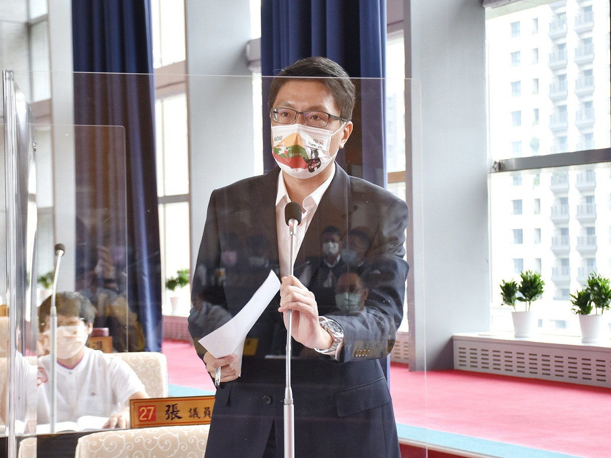 民進黨台中市議員林德宇質疑中台灣區域治理平台有挑顏色。 市議員林德宇/提供