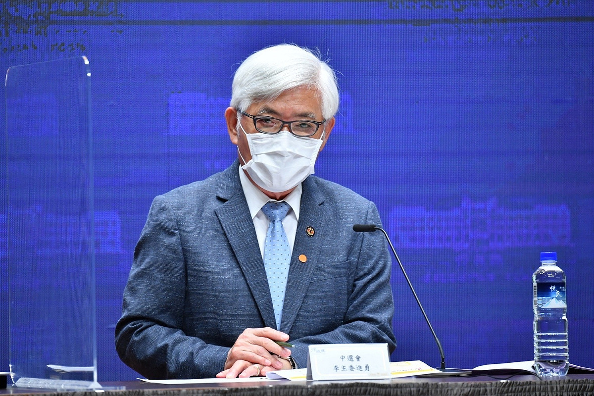 中選會主委李進勇。 圖：行政院提供（資料照片）
