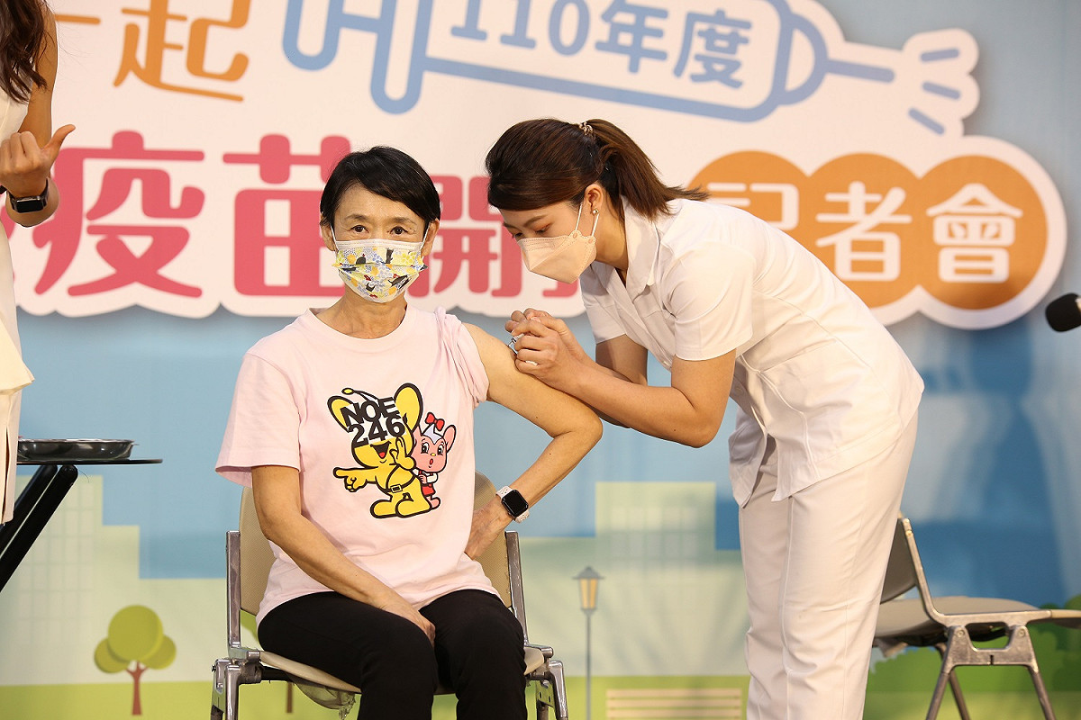 今日為流感疫苗第一階段開打首日。 圖：疾管署／提供