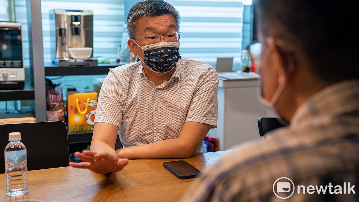 蔡其昌說，他從來就不覺得在這個時間去講市長選舉誰贏誰輸，有任何的意義。 圖：蔡其昌辦公室提供
