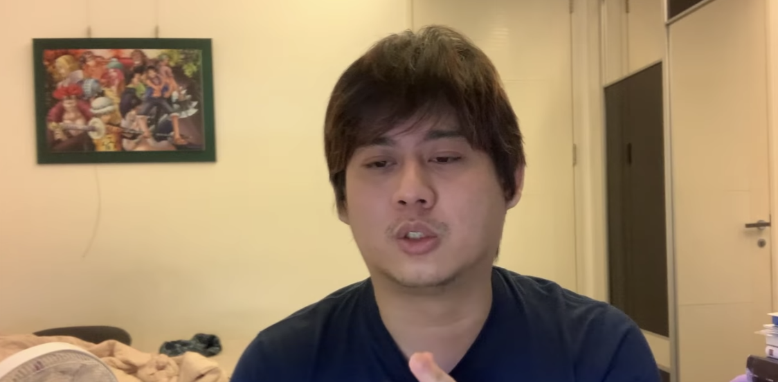 老Ｋ在20多分鐘的聲明影片堅決自己不跟龍龍道歉 圖：翻攝這是老Ｋ That's Old Kay 臉書