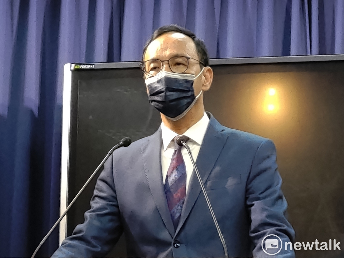 國民黨主席朱立倫。 圖：黃建豪/攝（資料照片）