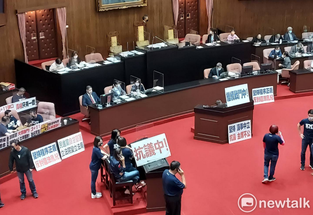 立法院會今天再度空轉一天。 圖:陳佩君/攝