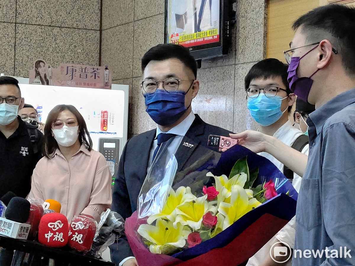 國民黨立委江啟臣5日正式卸下黨主席身分。 圖：黃建豪/攝