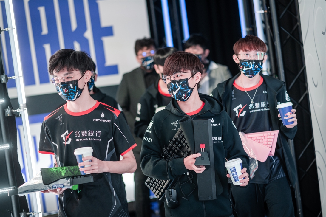 BYG在對陣UOL的比賽中拿下入圍賽首勝，目前1勝2敗。 圖：Riot Games/提供