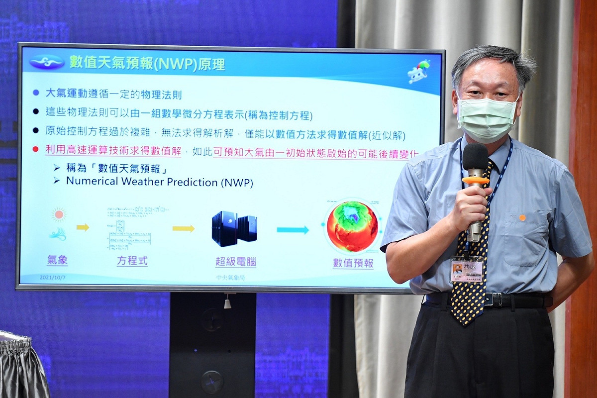 中央氣象局長鄭明典。 圖：行政院／提供