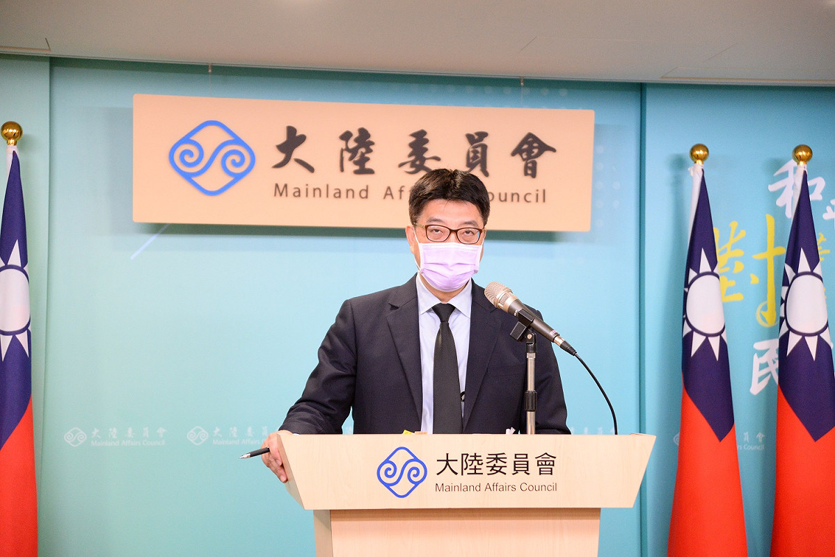 陸委會副主委兼發言人邱垂正。 圖；陸委會提供