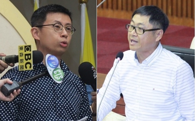 台北市議員「呱吉」邱威傑、陳建銘 圖：周煊惠、林朝億/攝