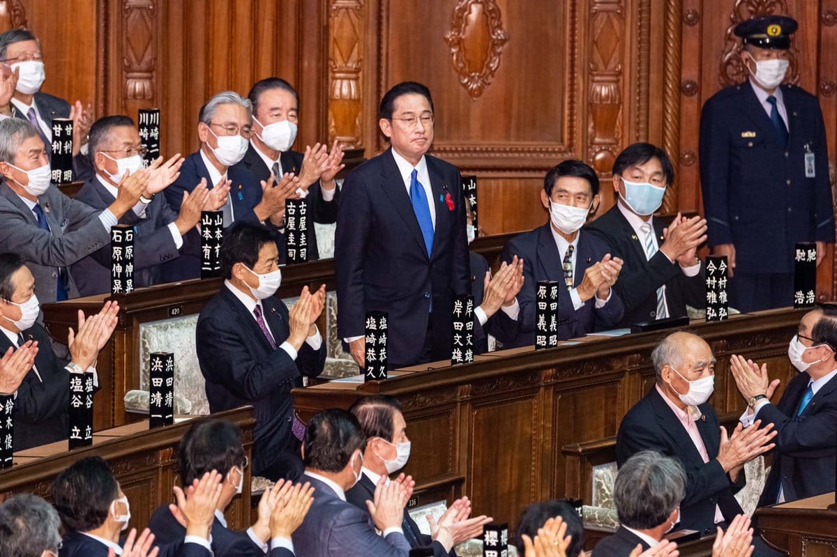 日本新任首相岸田文雄。 圖 : 翻攝自岸田文雄推特