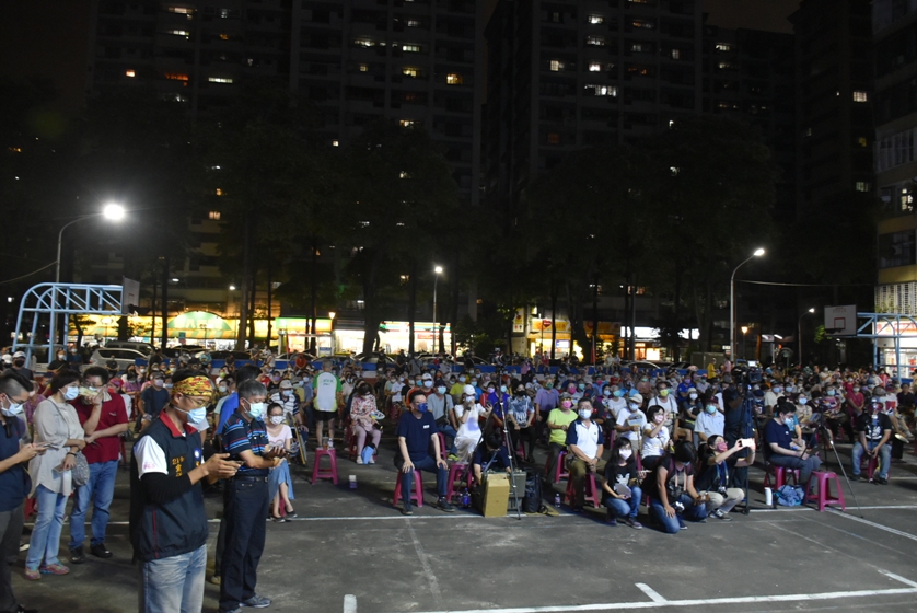 全場約400人聆聽趙少康開講。 圖:孫家銘攝