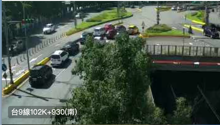 台9線路況。 圖：翻攝自即時影像監測器