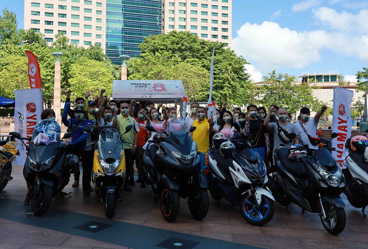 侯友宜與Yamaha揪強大應援隊一起力挺110全運會。 圖﹕新北市體育處提供