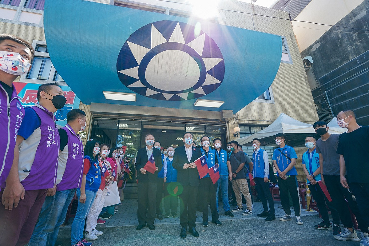 國民黨新竹市黨部今日舉辦「黨部不再我心常在」活動。 圖：擷取自國民黨新竹市黨部臉書